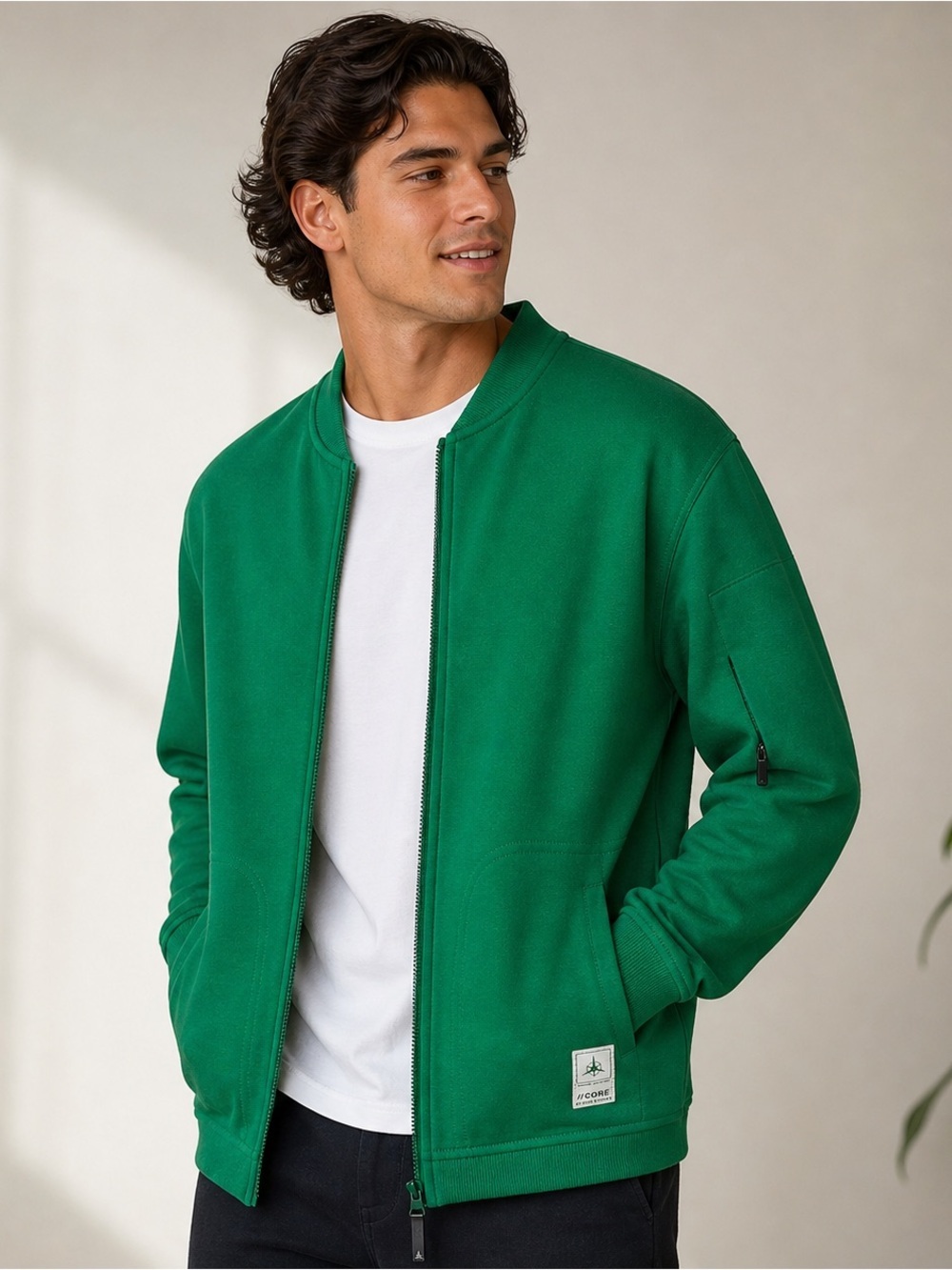 Jack & Jones Core Green Crewneck Sweatshirt